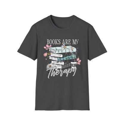 Books Are My Therapy T-Shirt, Cozy Book Lover Tee, Gift for Readers, Relaxed Fit Unisex Shirt, Literary Apparel, Perfect for Book [...]