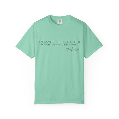 Freedom Quote Unisex T-Shirt, Motivational Tee, Gift for Activists, Casual Wear, Birthday Present, Statement Apparel