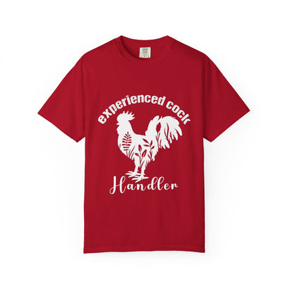 Experienced Cock Handler T-shirt, Unisex Style, Funny Gift, Chicken Lover Tee, Farm Enthusiast Apparel, Casual Wear