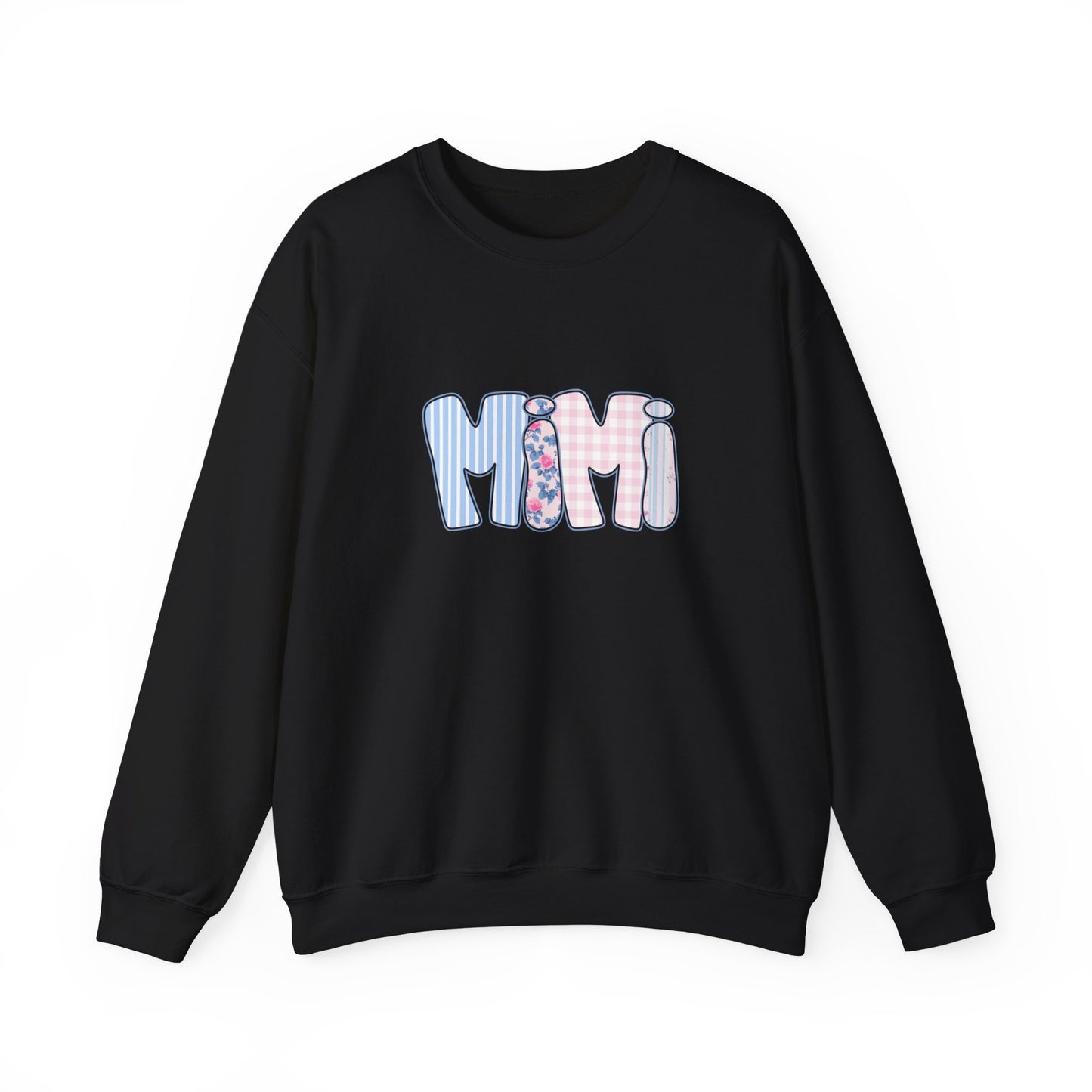 Mimi Pink & Blue Floral Crewneck