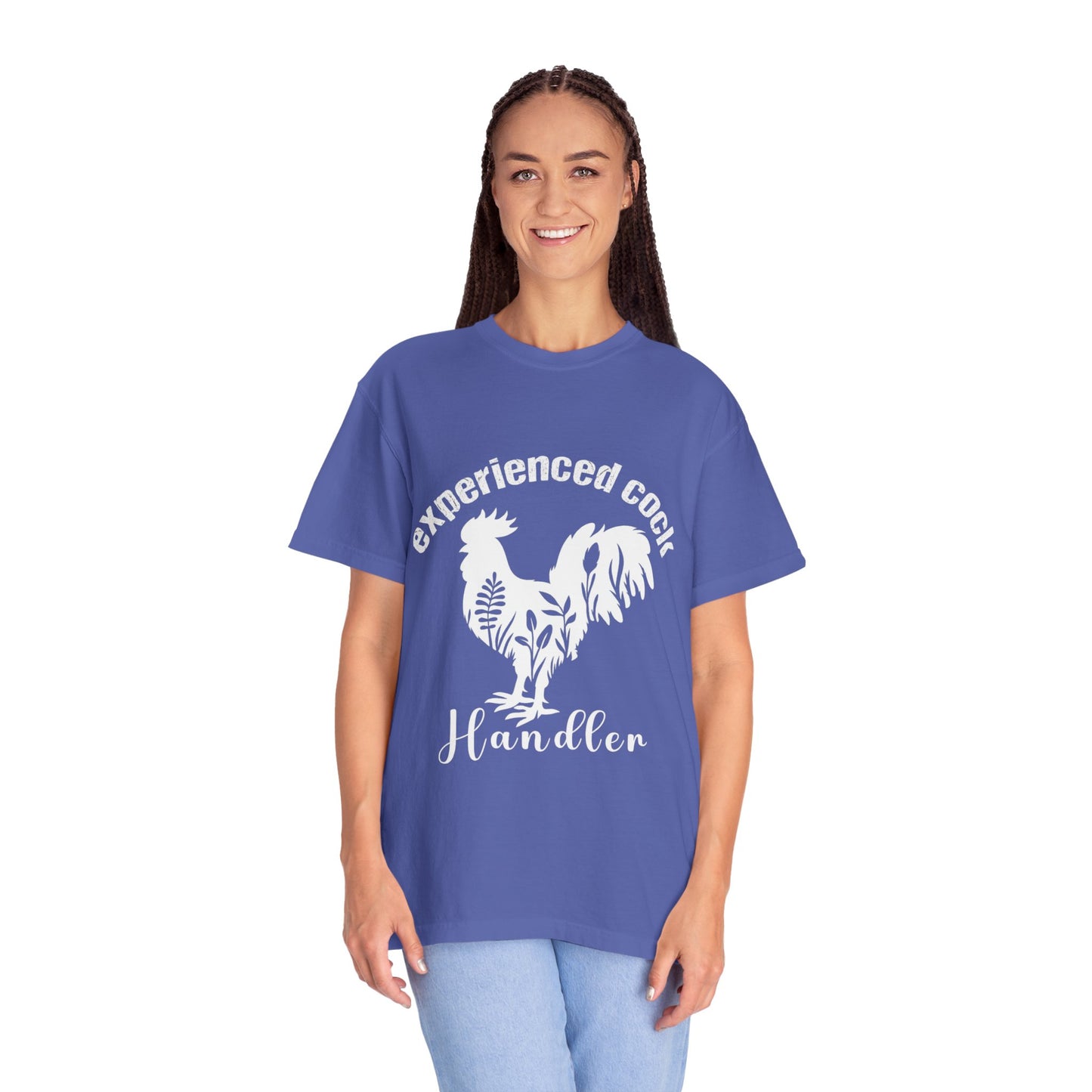 Experienced Cock Handler T-shirt, Unisex Style, Funny Gift, Chicken Lover Tee, Farm Enthusiast Apparel, Casual Wear