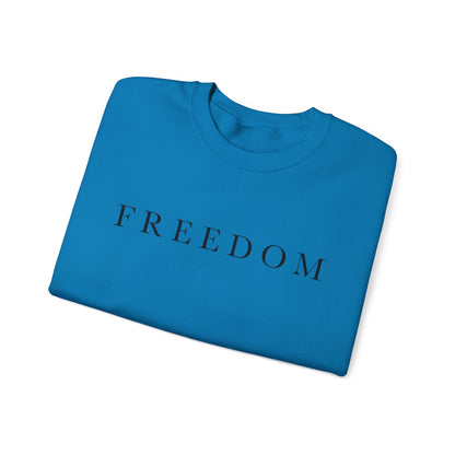 Freedom Crewneck Sweatshirt, Cozy Unisex Sweatshirt, Casual Wear, Gift for Him/Her, Everyday Comfort, Relaxed Fashion