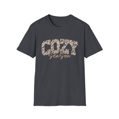 Cozy Season Camo GIldan Softstyle T-Shirt