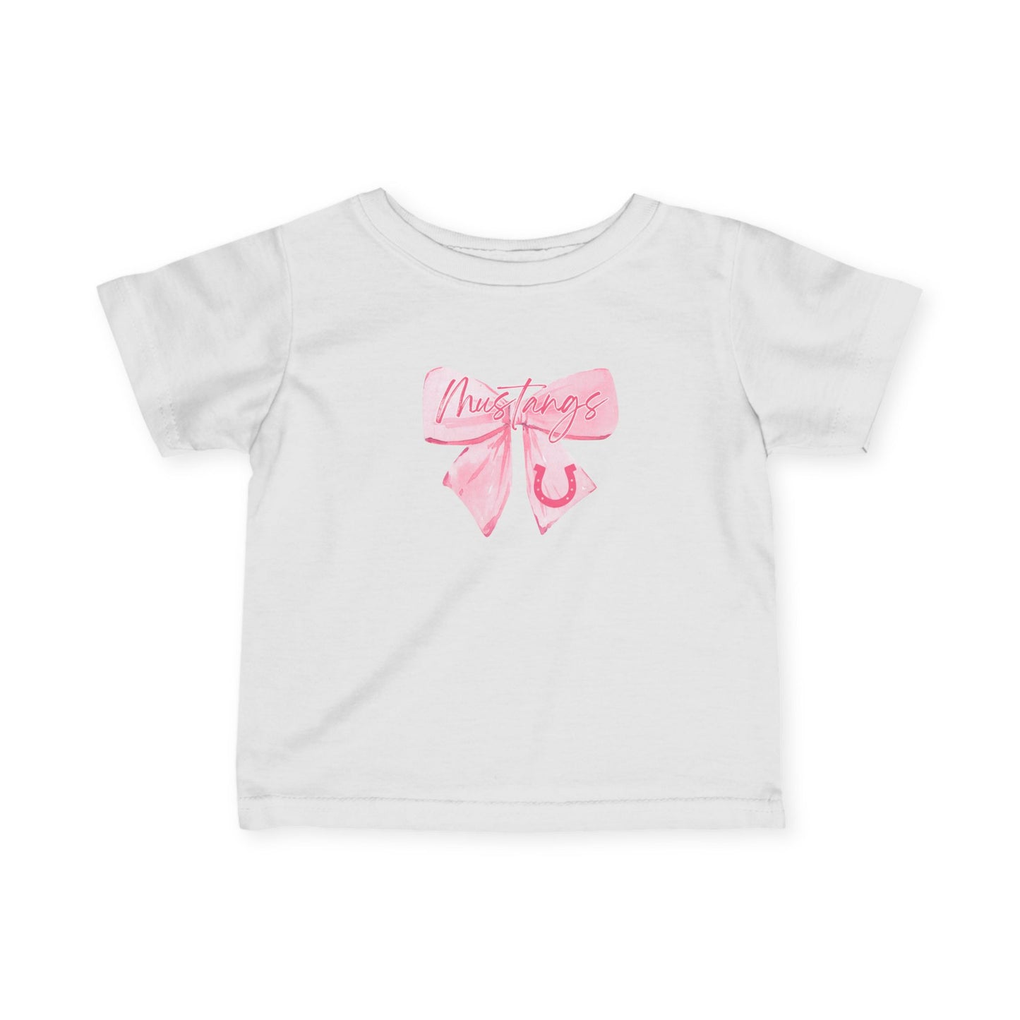 Adorable Infant Tee with Pink Bow Design, Cute Baby Shirt, Toddler Fashion, Baby Shower Gift, Kids Spring Outfit