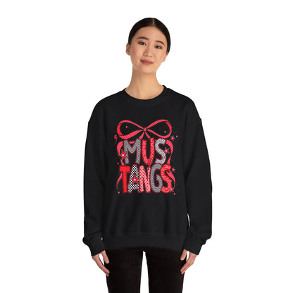 Mustang Love Crewneck Sweatshirt - Cozy Unisex Pullover for Horse Lovers, Gift for Equestrian, Casual Outfit, Horse Show