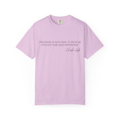 Freedom Quote Unisex T-Shirt, Motivational Tee, Gift for Activists, Casual Wear, Birthday Present, Statement Apparel