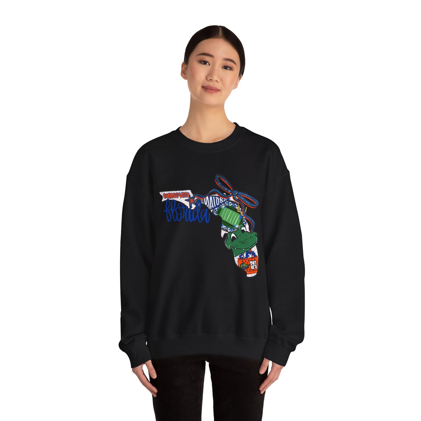 Florida Vibes Crewneck Sweatshirt | Unisex Graphic Top, Casual Wear, Gift for Him/Her, Vacation Essentials, Comfortable Style