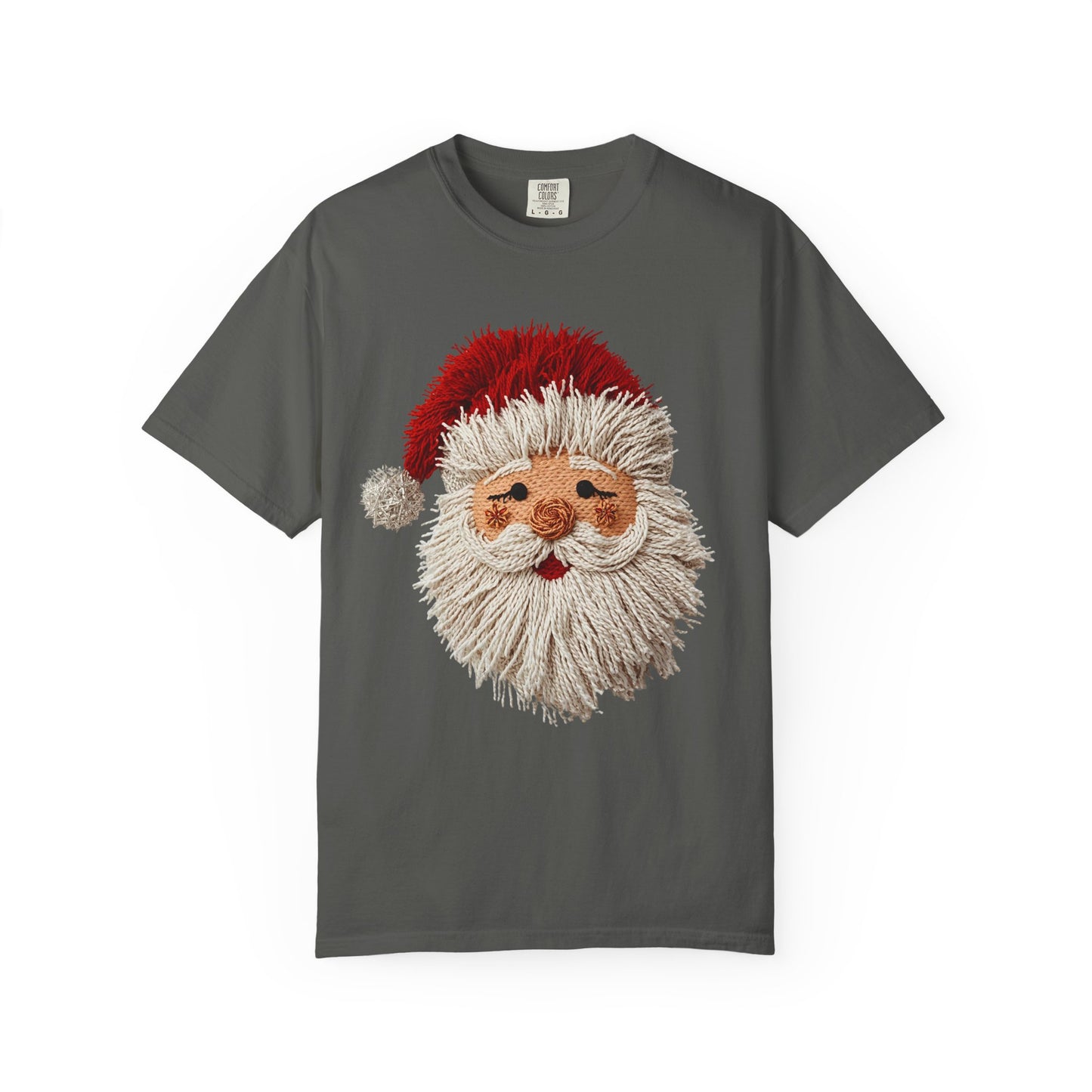 Festive Santa Face T-Shirt Comfort Colors