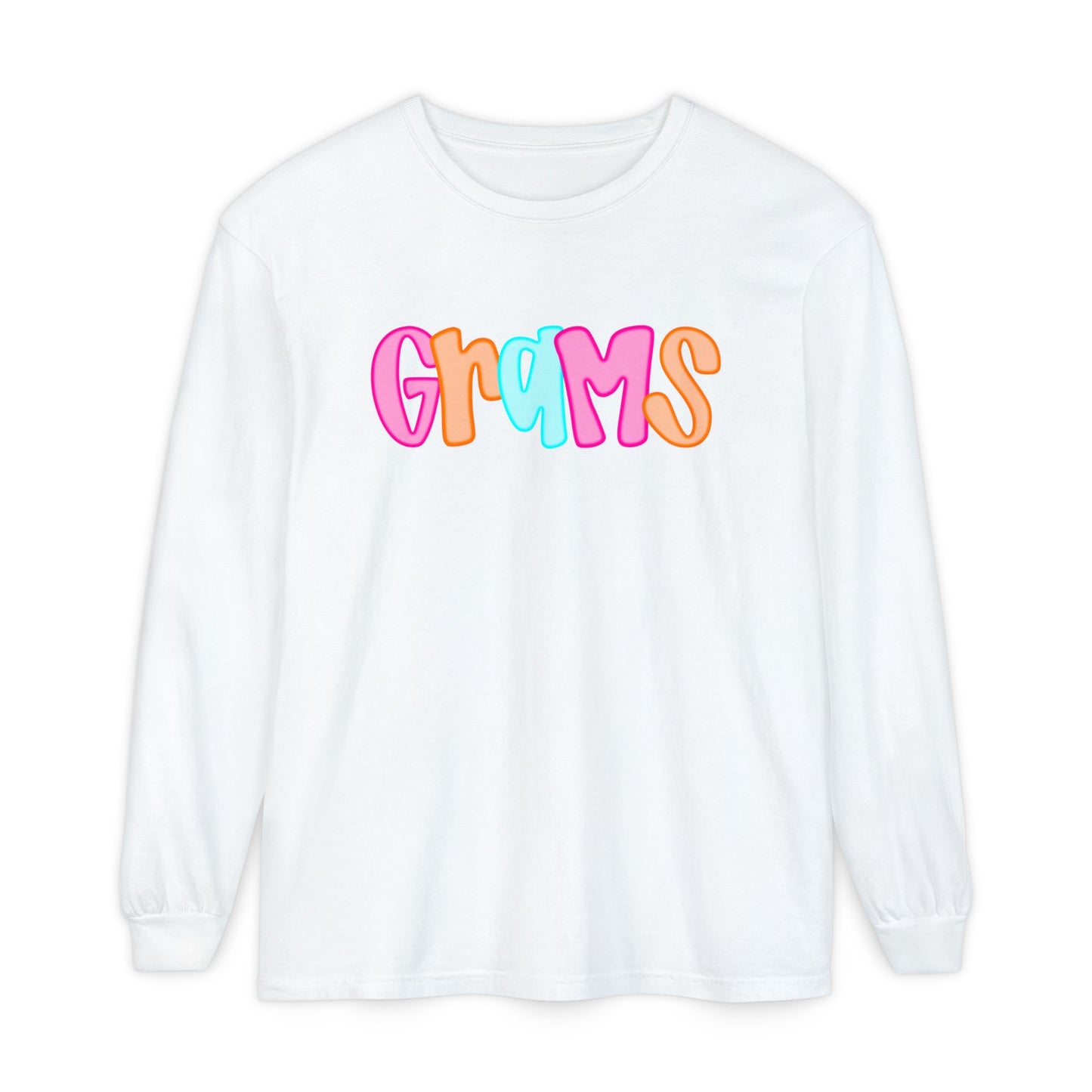 Grams Neon Comfort Colors Long Sleeve