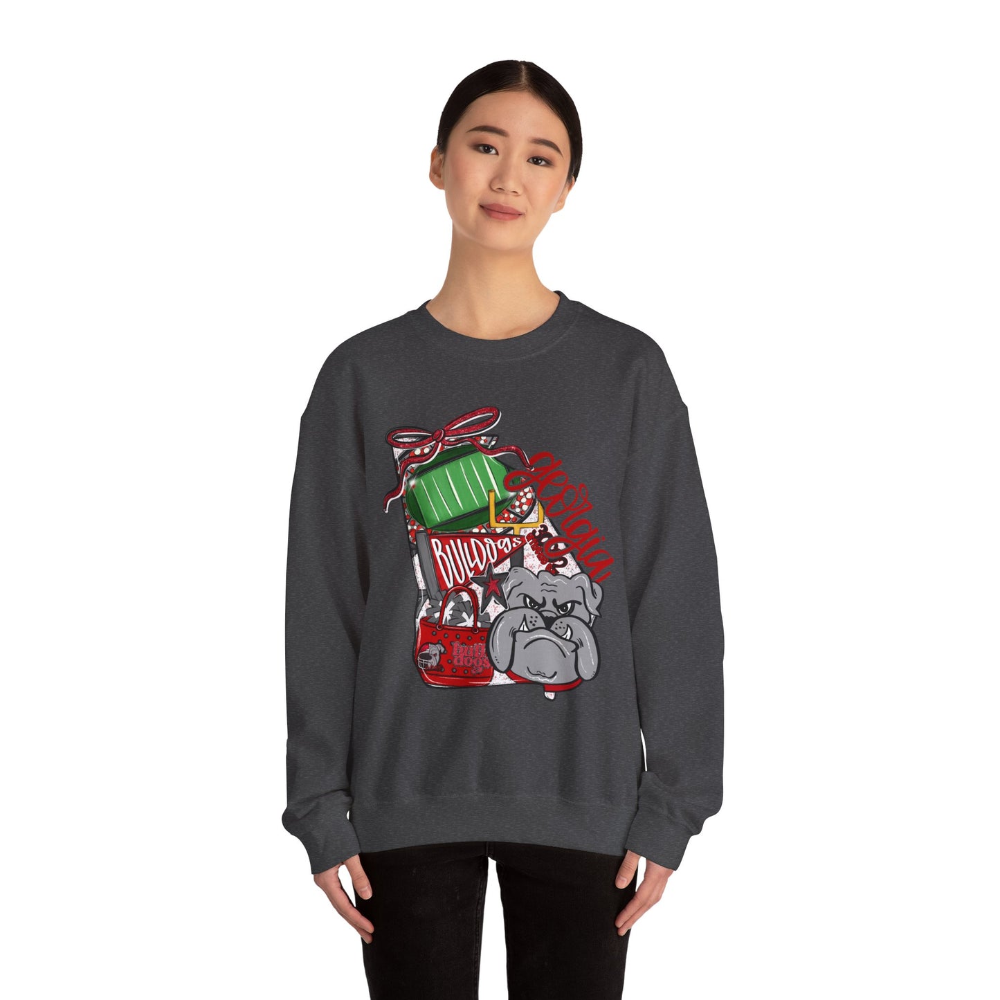 Georgia Holiday Sweater | Unisex Crewneck Sweatshirt | Festive Gift for Dog Lovers | Cute Winter Apparel | Cozy Christmas Sweater, [...]