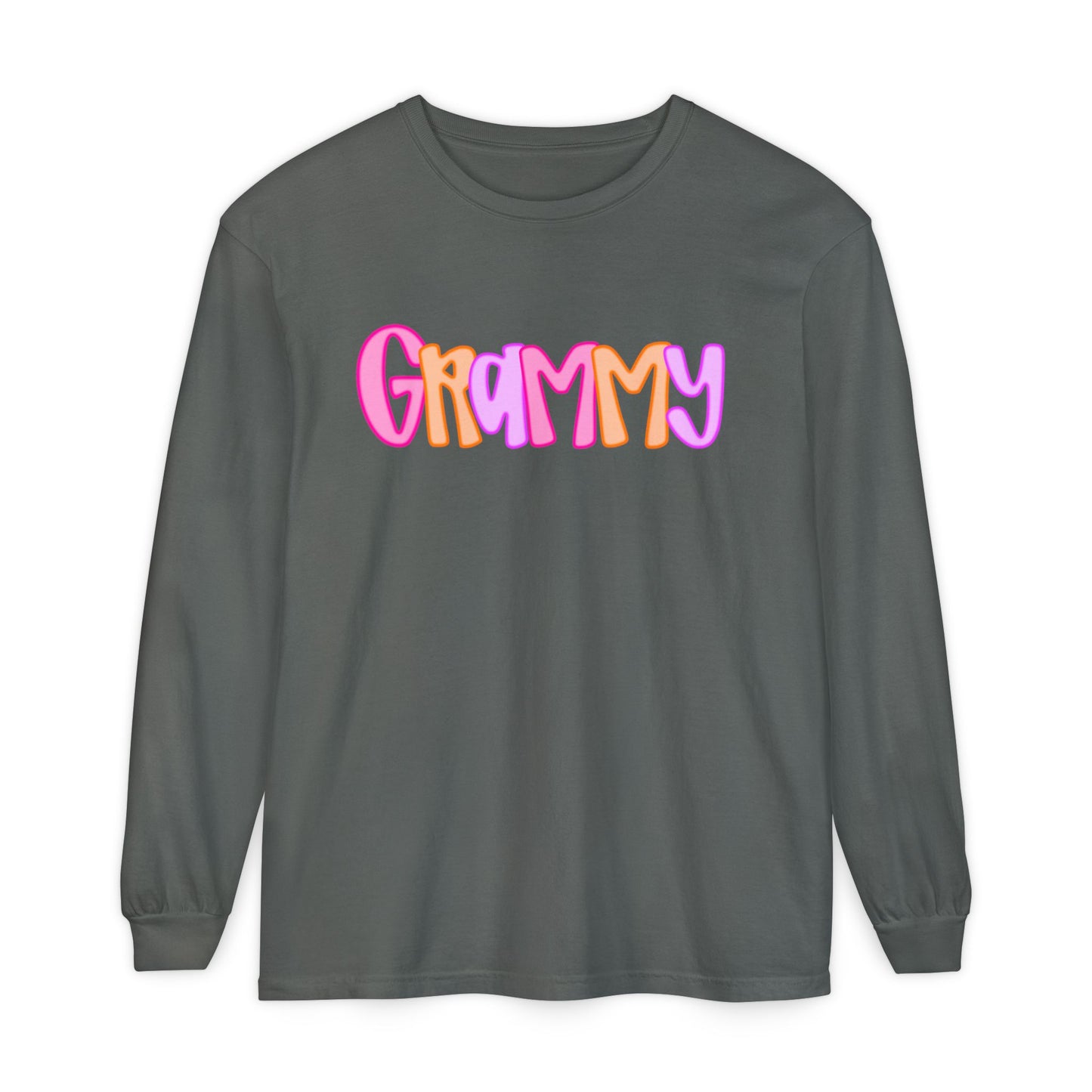 Grammy Neon Comfort Colors Long Sleeve