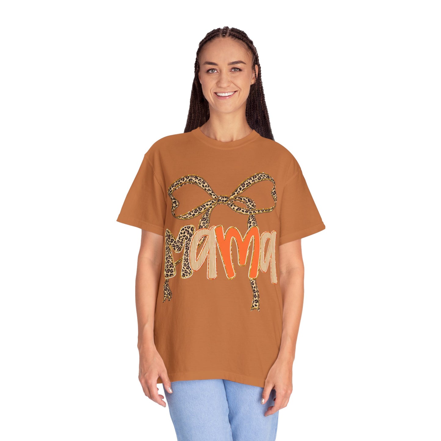 Mama Leopard Print Tee