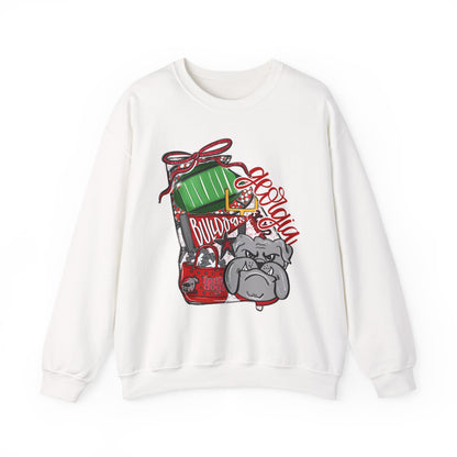 Cozy Dog-Themed Sweatshirt, Perfect for Pet Lovers, Gift for Dog Owners, Holiday Apparel, Cute Casual Wear, Georgia Bulldogs Merchandise