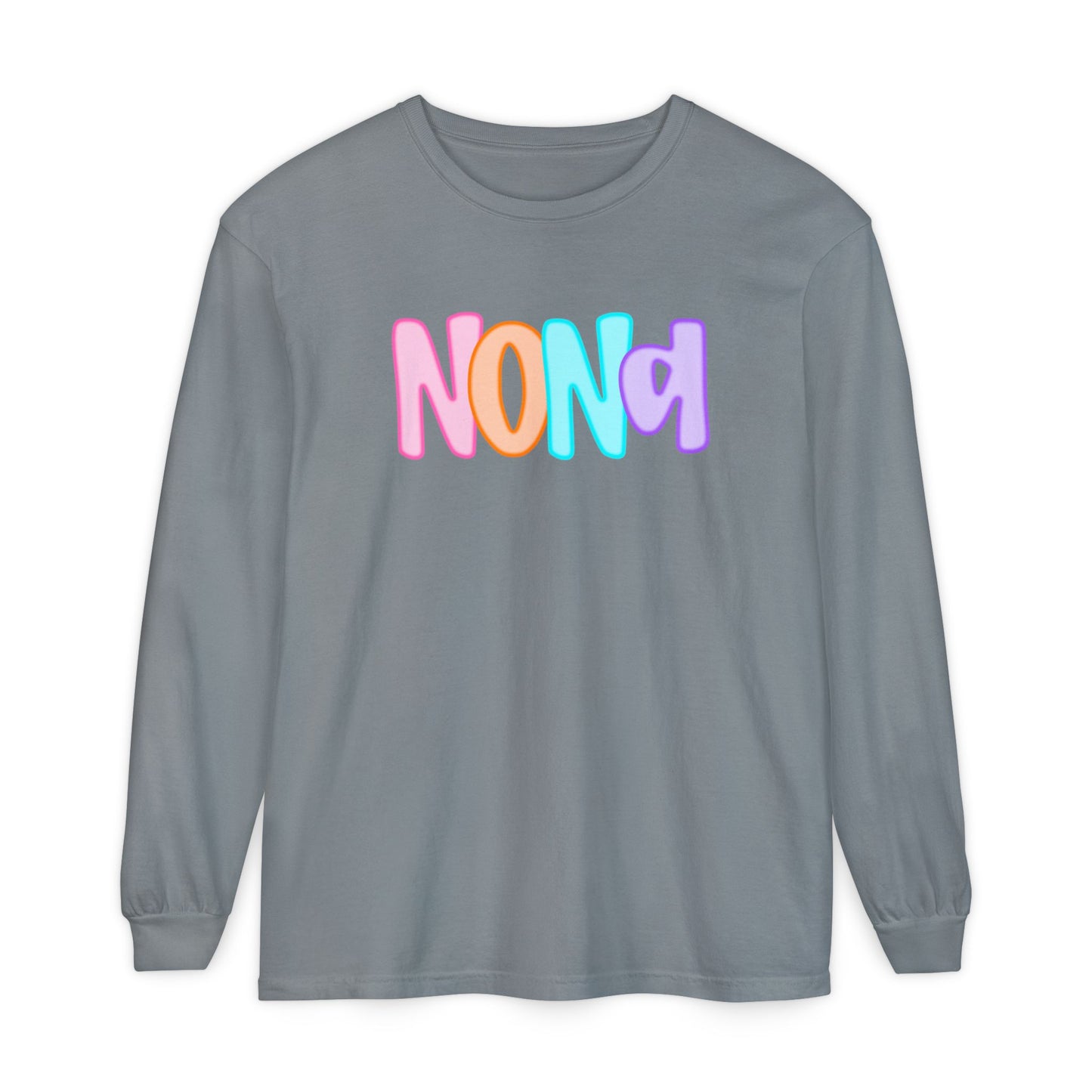 Nona Neon Comfort Color Long Sleeve