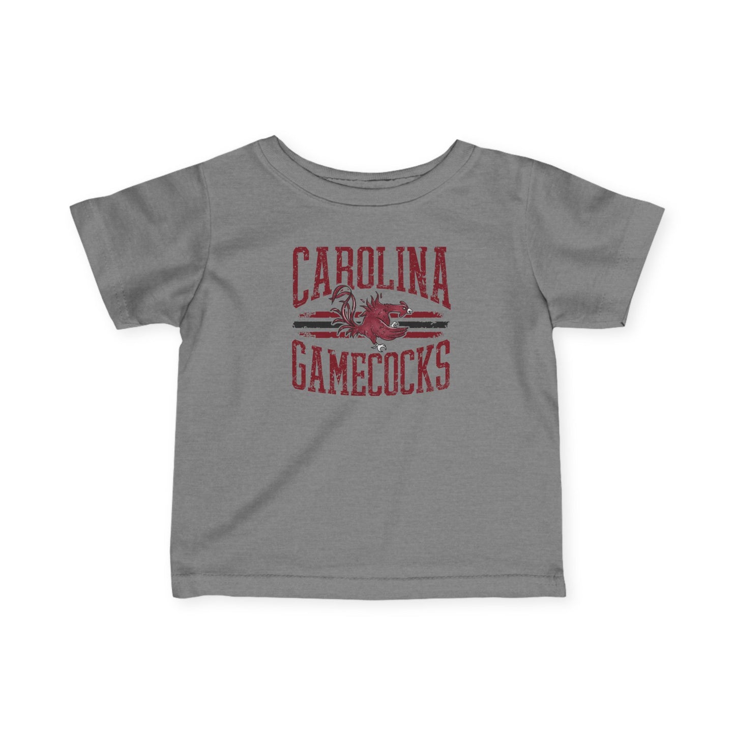 Baby Gamecocks Tee, Infant Carolina Gamecocks Shirt, Cute Toddler Gift, College Team Baby Clothes, Baby Sports Apparel