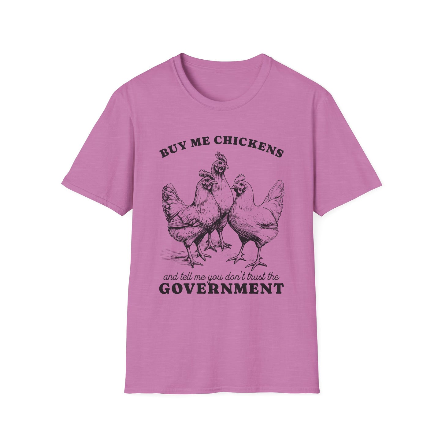 Funny Chicken Government T-Shirt, Humorous Tee, Gift for Chicken Lovers, Farm Animal Humor, Unique Graphic Shirt