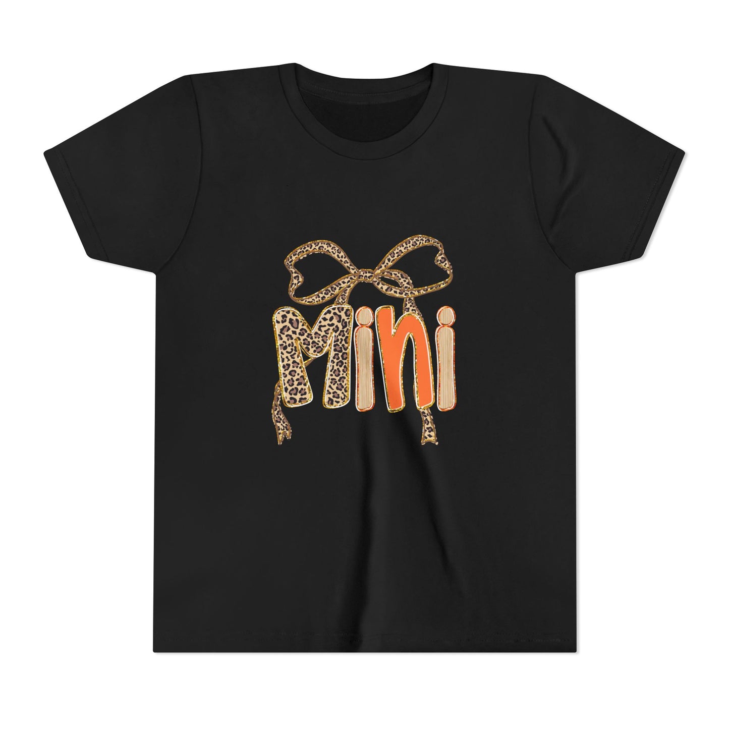 Mini Bow Youth Tee, Cute Kid's T-Shirt, Trendy Youth Apparel, Perfect for Birthdays, Fun Playtime Top, Gifts for Mini Fashionistas