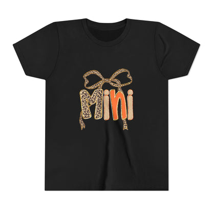 Mini Bow Youth Tee, Cute Kid's T-Shirt, Trendy Youth Apparel, Perfect for Birthdays, Fun Playtime Top, Gifts for Mini Fashionistas
