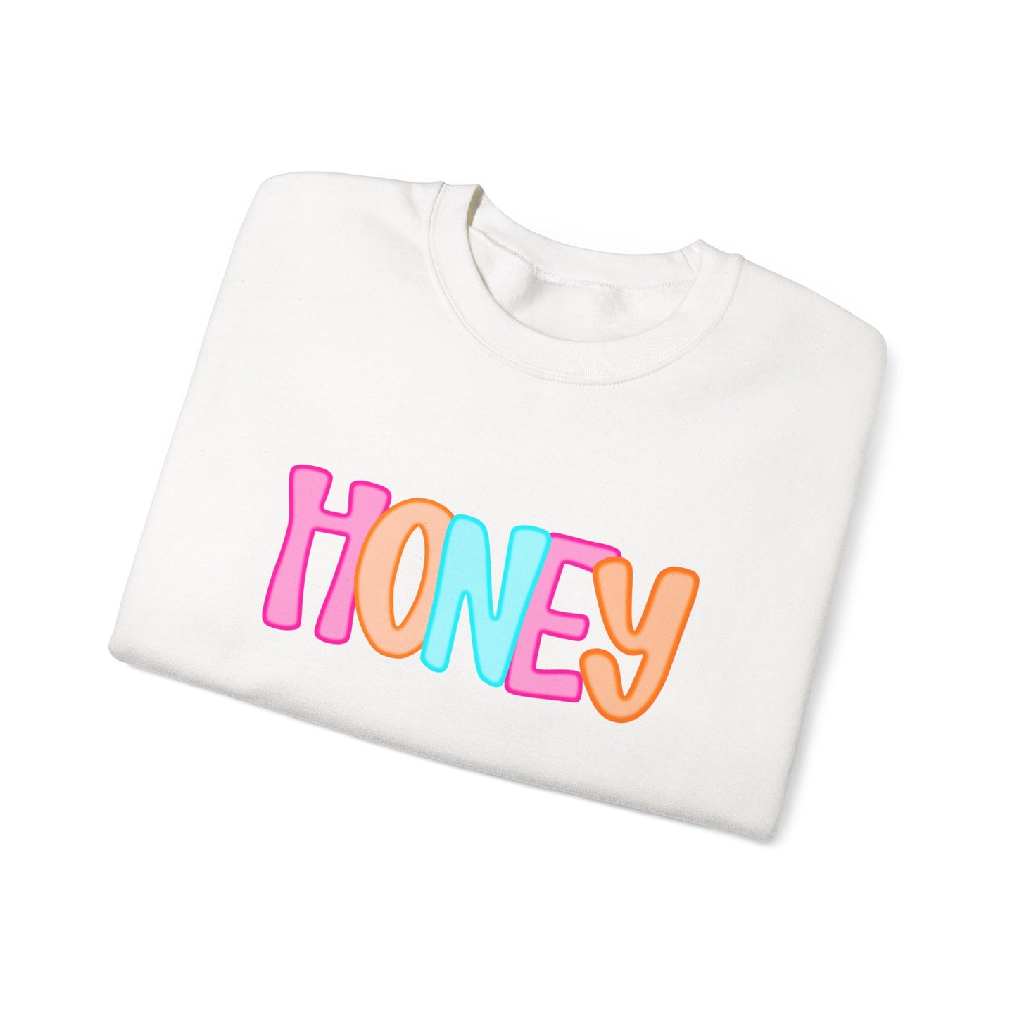 Honey Neon Gildan Crewneck