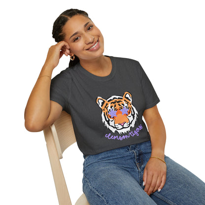 Clemson Tigers Unisex T-Shirt, College Apparel, Graphic Tee, Gift for Students, Casual Wear, School Spirit Shirt