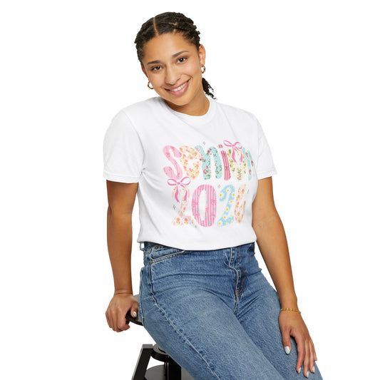 Senior 2026 Floral T-Shirt, Unisex Tee, Casual Wear, Spring Fashion, Colorful Graphic Tee, Gift for Her/Him