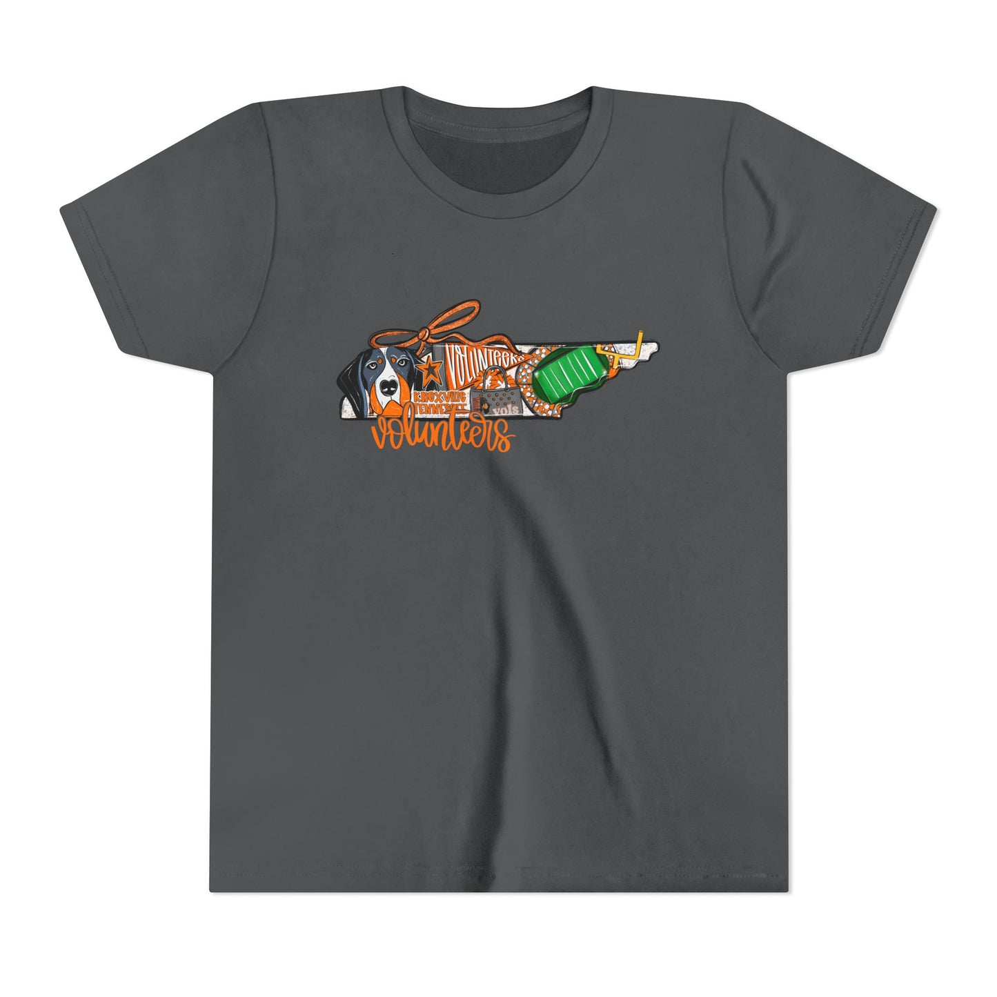 Youth Short Sleeve Tee with Fun Graphic Design, Perfect for Casual Wear, Birthdays, Halloween, Adventures, Every Day