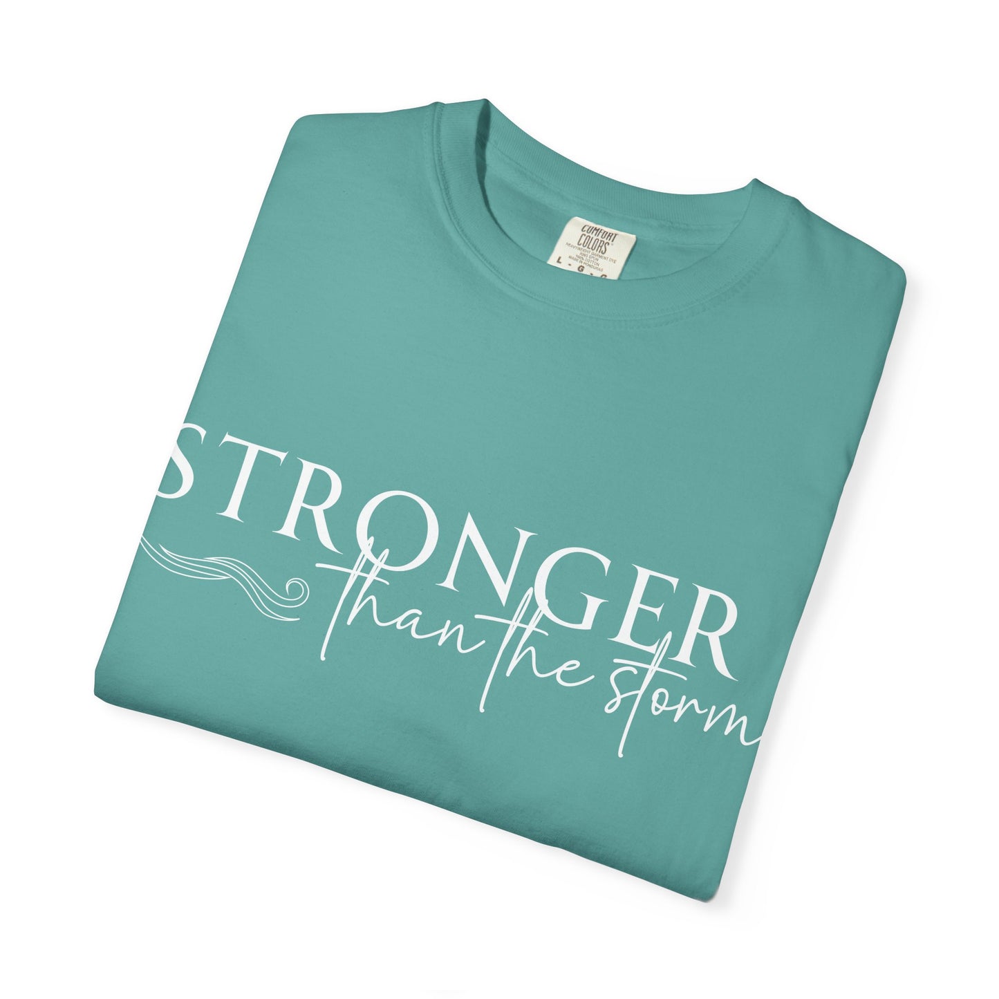 Stronger Than the Storm T-shirt, Inspirational T-shirt, Unisex Tee, Motivational Apparel, Gift for Resilience, Positive Vibes