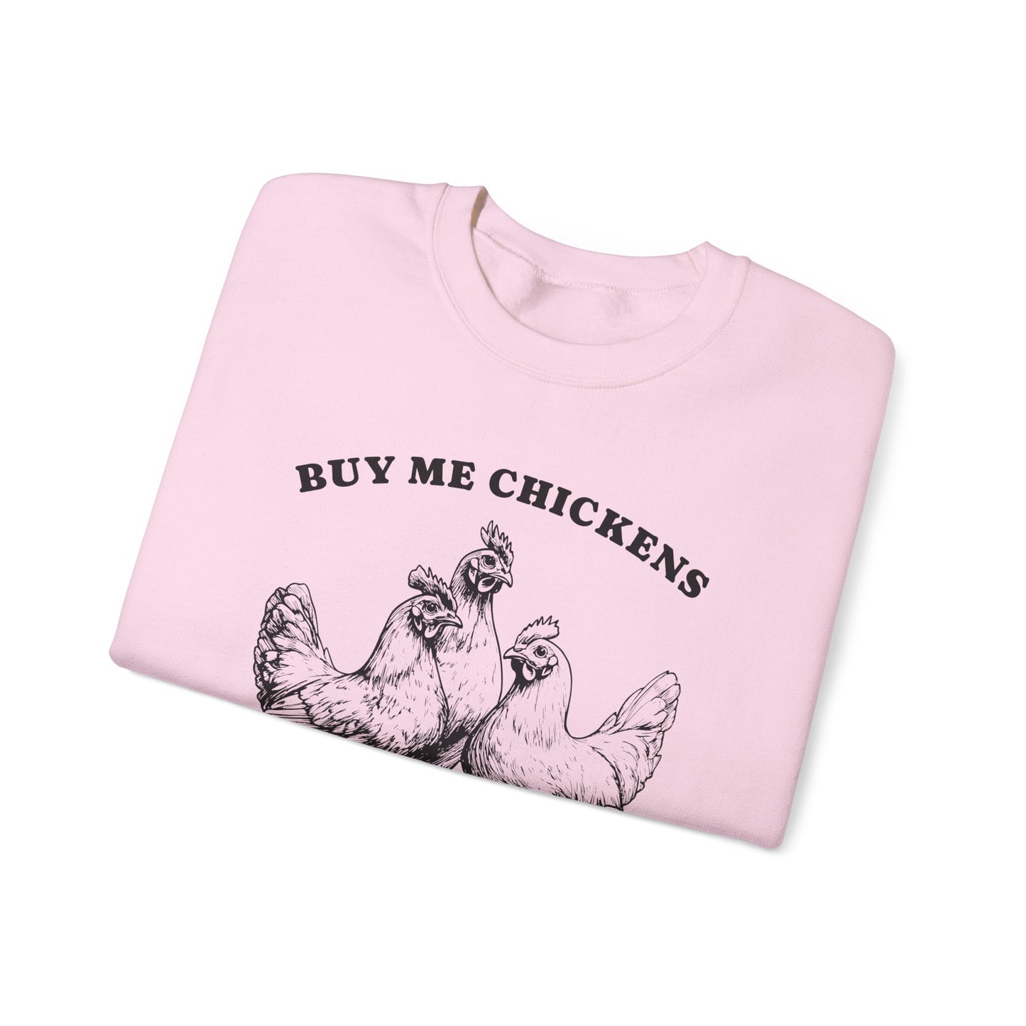 Charming Statement Sweatshirt: 'Buy Me Chickens' Style, Cozy Gift for Chicken Lovers, Fun Agriculture Apparel, Perfect for Farmhouse [...]