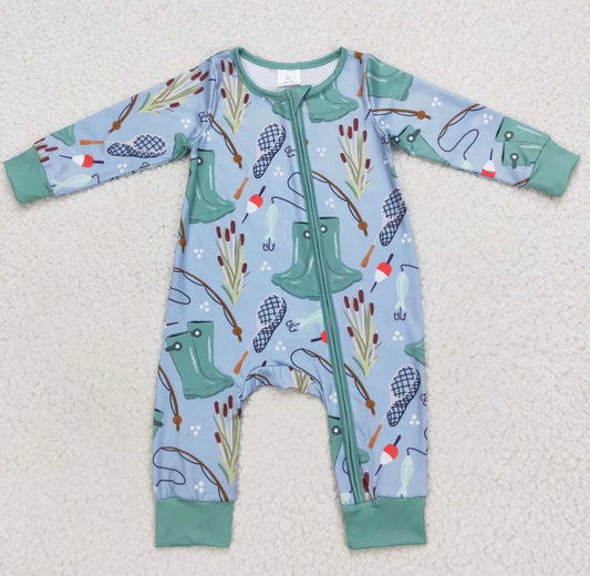 Fishing Boots Boys Romper