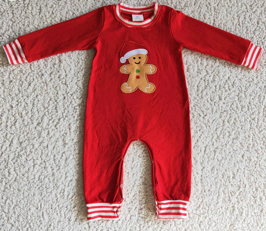 Boys Gingerbread Romper