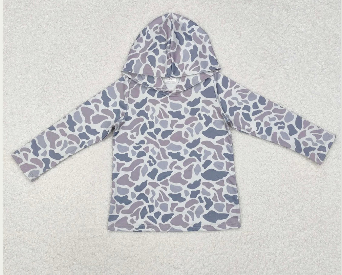 Grey Camo Hoodie