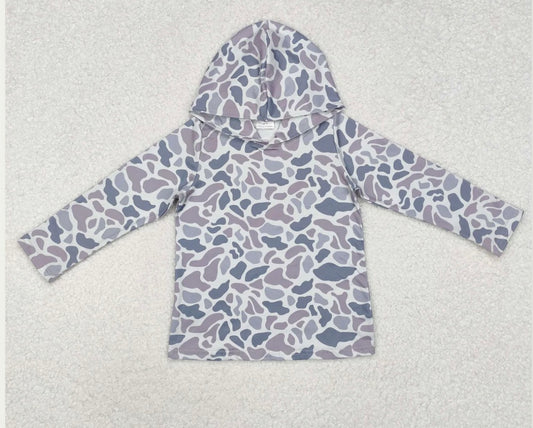 Grey Camo Hoodie