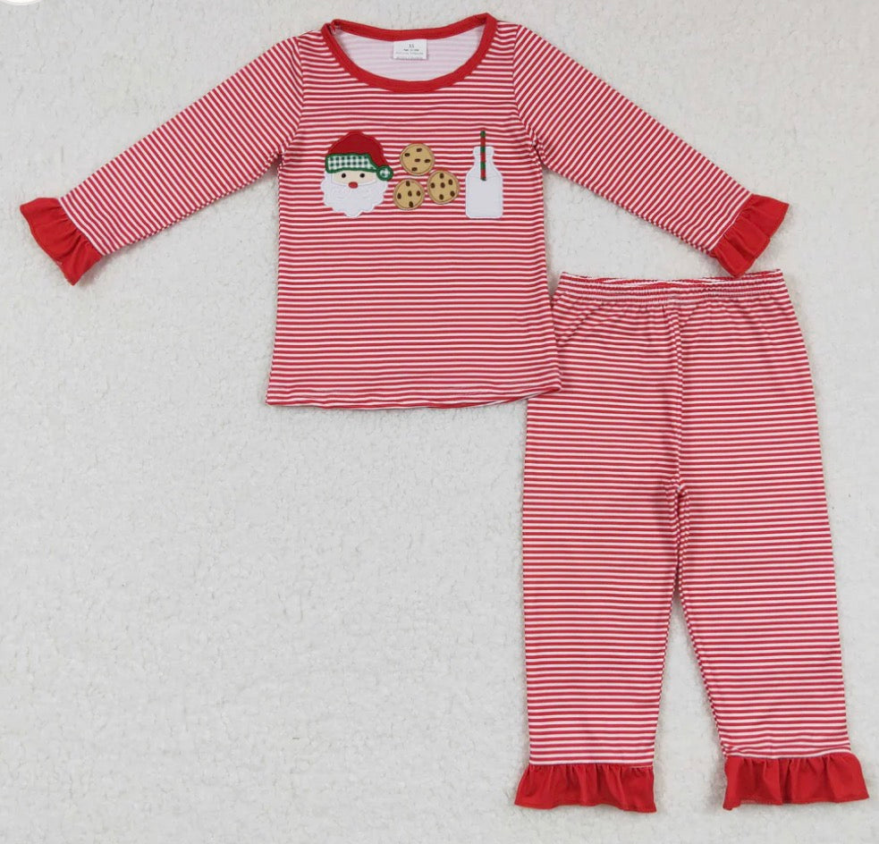 Girls Santa Milk & Cookies Set