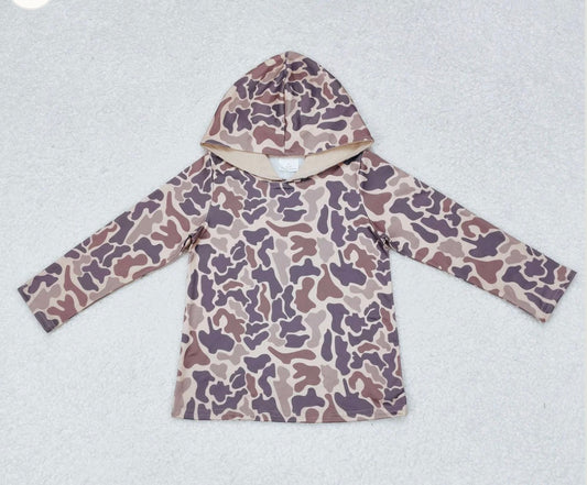 Brown Camo Hoodie