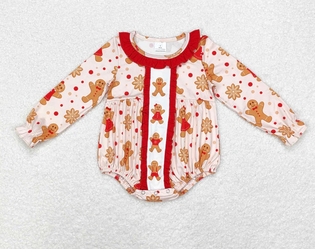 Smock Girls Gingerbread Romper