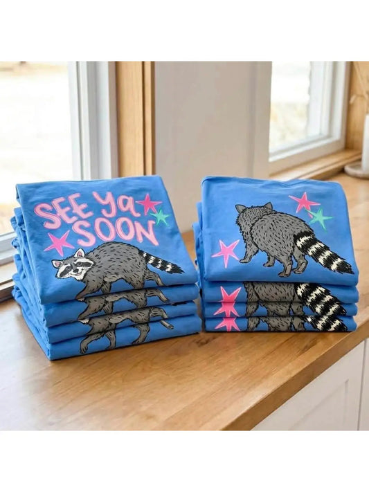 See You Soon Raccoon Shirt